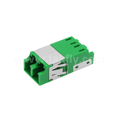 LC Duplex Adapter przeciwpyłowy V2 HD w kolorze zielonym bez paska
