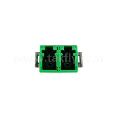 LC Duplex Adapter przeciwpyłowy V2 HD w kolorze zielonym bez paska