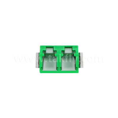 LC Duplex Adapter przeciwpyłowy V2 HD w kolorze zielonym bez paska