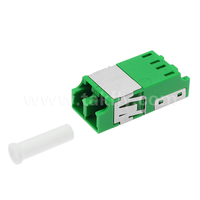 LC Duplex Adapter przeciwpyłowy V2 HD w kolorze zielonym bez paska