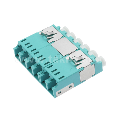 APC Polishing 6 Port LC Quad Dust Proof Adapter V2 dla szybkich i dokładnych połączeń światłowodowych