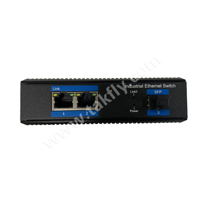 Przemysłowy przełącznik POE Ethernet 2 port Gigabit ze slotem SFP