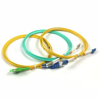 MTRJ-MTRJ Duplex Single Mode Fiber Patch Cord 0.2dB Strata wstawienia