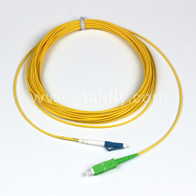 Simplex SC APC do LC UPC 9/125um OS1 Fiber Patch Cord 0.3dB Strata