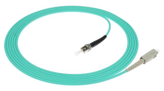 ST-ST Simplex Światłowodowy Kabel Krosowy PVC/LSZH/TPU UPC i APC