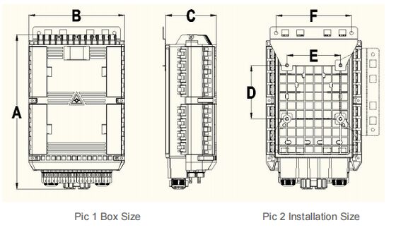 FTKS-1708-24C-16F Skrzynka przyłączeniowa światłowodu dla systemu sieci komunikacyjnej FTTx z Chin