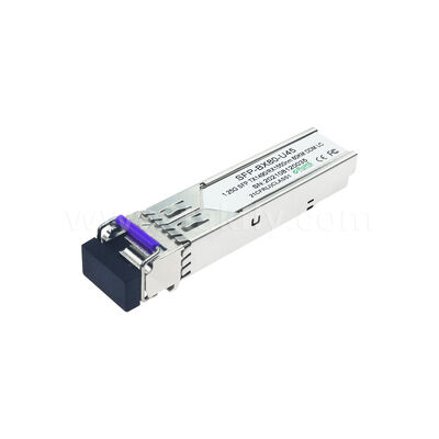 SFP 1.25gbps 80km LC Reach Tx1490nm/Rx1550nm Dwukierunkowy nadajnik optyczny dla centrów danych FTTX