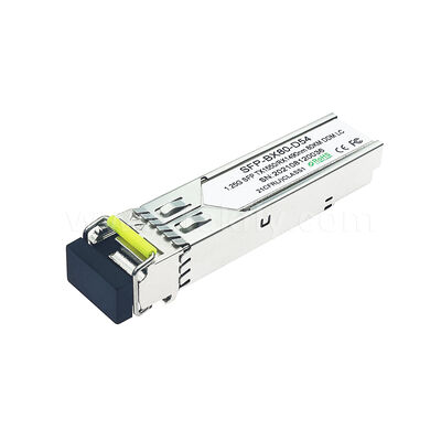 SFP 1.25gbps 80km LC Reach Tx1490nm/Rx1550nm Dwukierunkowy nadajnik optyczny dla centrów danych FTTX