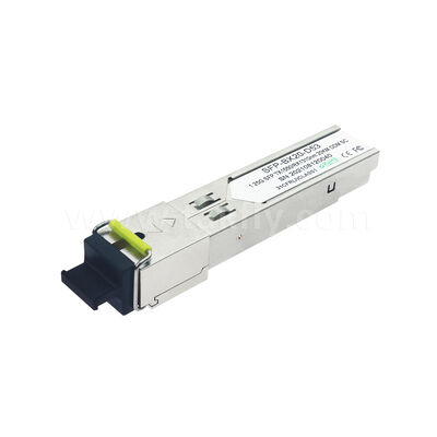 Moduł transceiwera optycznego SFP 1.25Gbps 20KM SC dwukierunkowy dla Data Center FTTH FTTX