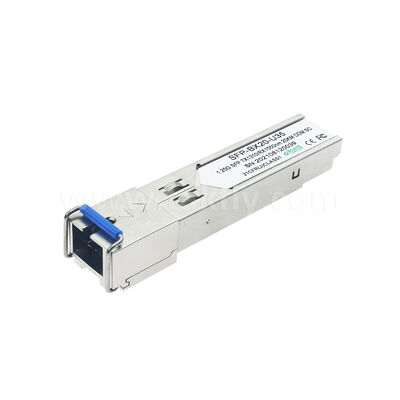 Moduł transceiwera optycznego SFP 1.25Gbps 20KM SC dwukierunkowy dla Data Center FTTH FTTX