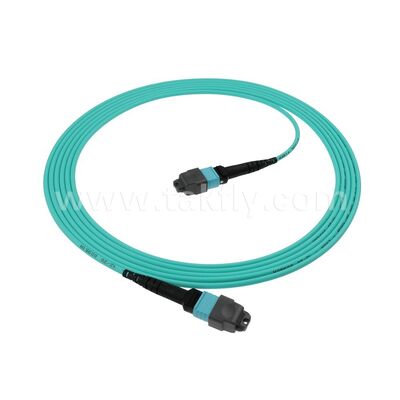 Wysokiej gęstości 8 12 16 24 MPO MTP Wielomodowy MM OM3 OM4 Światłowodowy Patchcord / Światłowodowy Kabel Krosowy / Zworka Optyczna / Światłowodowy Kabel Trunkowy dla 10G 40G 100G 200G 400G Data Center