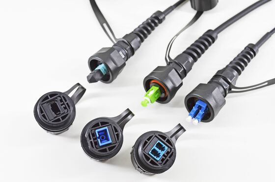 Wodoodporny kabel rozgałęźny światłowodowy ODVA MPO MTP Męski Żeński na LC SC FC ST SM MM OM3 OM4 OM5 / Światłowodowy kabel krosowy / Światłowodowy kabel połączeniowy / Światłowodowy kabel główny / Światłowodowy kabel wentylatorowy