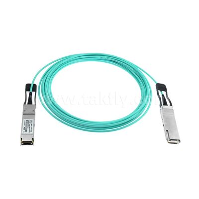 Aktywne kable optyczne Włókno AOC 40G QSFP+ do 40G QSFP+ dla centrów danych FTTH FTTX