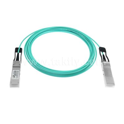 Aktywne kable optyczne AOC Światłowód 40G QSFP+ do 40G QSFP+ dla centrum danych FTTH FTTX