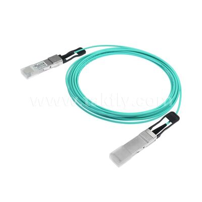 Aktywne kable optyczne AOC Światłowód 40G QSFP+ do 40G QSFP+ dla centrum danych FTTH FTTX