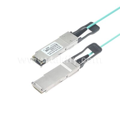 Aktywne kable optyczne AOC Światłowód 40G QSFP+ do 40G QSFP+ dla centrum danych FTTH FTTX