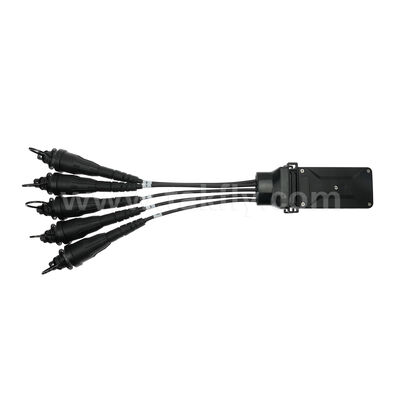 wodoodporny 1x4 Mini FiberHub CLOSURE ITU-T SM G657A2 2,0 mm Kabel Włókno optyczne PLC Splitter IP68