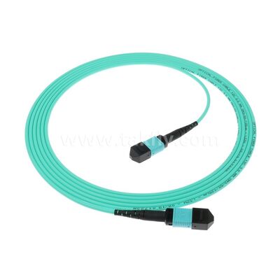 MPO/MTP Patchcord Jednopodobny multimod LSZH 8f/12f/24f Kabel światłowodowy do centrów danych FTTX