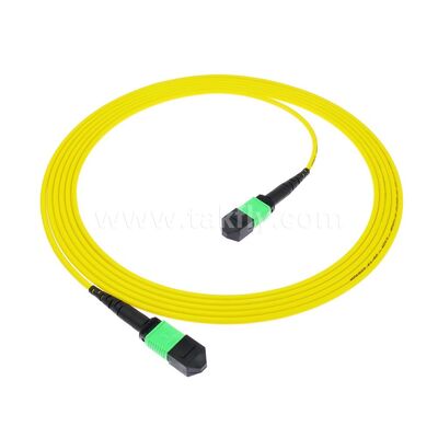 MPO/MTP Patchcord Jednopodobny multimod LSZH 8f/12f/24f Kabel światłowodowy do centrów danych FTTX