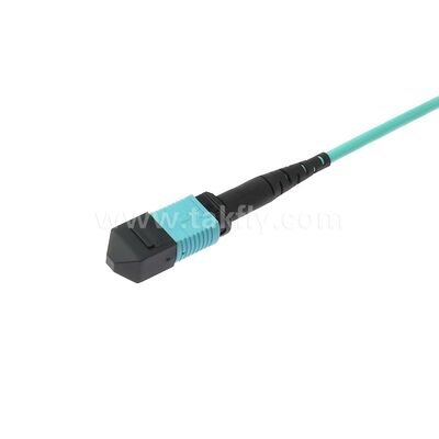 MPO/MTP Patchcord Jednopodobny multimod LSZH 8f/12f/24f Kabel światłowodowy do centrów danych FTTX
