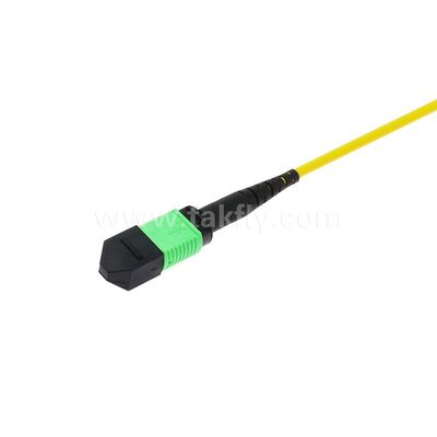 MPO/MTP Patchcord Jednopodobny multimod LSZH 8f/12f/24f Kabel światłowodowy do centrów danych FTTX