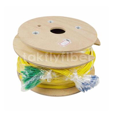 48-rdzeniowy światłowodowy kabel rozdzielający o dużej gęstości z płaszczem LSZH, kompletne zestawy kabli wielowłóknowych