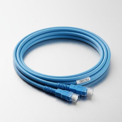 Uniboot Duplex Fiber Optic Patchcord 2,0 mm średnicy z G657A1 Fiber i LSZH Jacket LC PC Connector