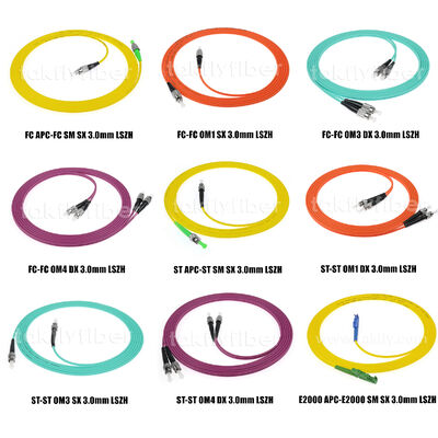 Fiber Optic Patchcord OEM LC/Sc/FC/St Singlemode/Multimode Upc/APC Simplex/Duplex Jumper