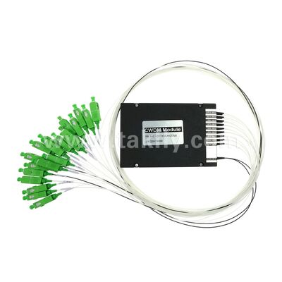 CWDM 8+1Channel MUX & DEMUX ABS Moduł światłowodowy dla centrów danych FTTX