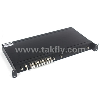 CWDM 8+1Channel MUX+DEMUX LGX Moduł światłowodowy dla centrów danych FTTX