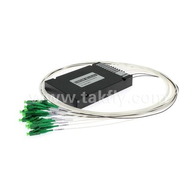 Moduł DWDM światłowodowy 8+1 kanałowy MUX+DEMUX ABS dla centrum danych, telekomunikacji, 5G