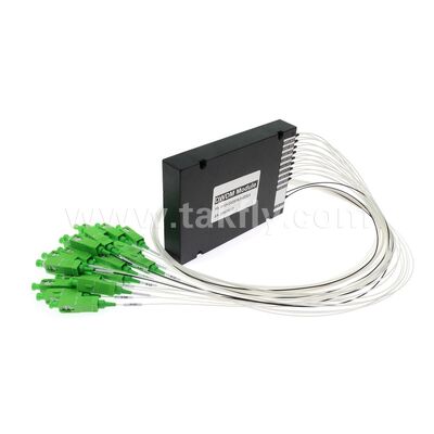 Moduł DWDM światłowodowy 8+1 kanałowy MUX+DEMUX ABS dla centrum danych, telekomunikacji, 5G