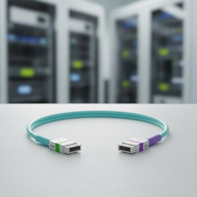 MT-2 Mini MT Patchcord z niską stratą wstawienia i precyzyjną tolerancją długości dla modułów QSFP