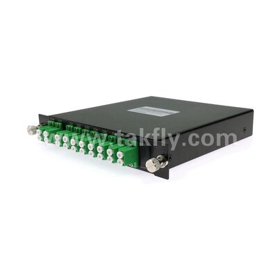 DWDM 8+1Channel MUX+DEMUX LGX Moduł światłowodowy dla centrów danych Telecom 5G