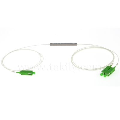 Włókno optyczne PLC Splitter 1 * N rurki stalowej SC APC/UPC 0,9 mm dla centrum danych Telecom FTTX