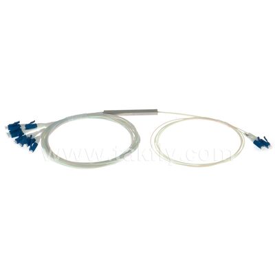 PLC Splitter 2*N Steel Tube SC APC/UPC 0,9 mm Włókno optyczne dla centrów danych Telecom FTTX