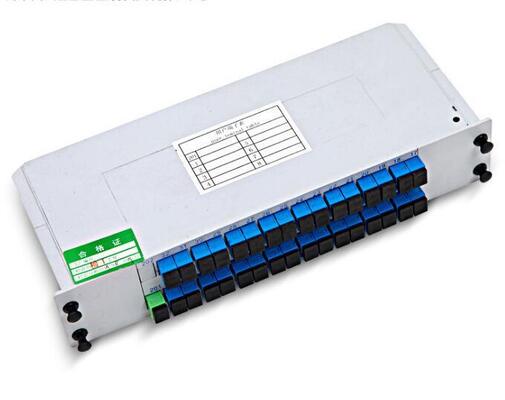 Włókno optyczne PLC Splitter LGX Singlemode G657A SC APC/UPC dla centrów danych Telecom FTTx