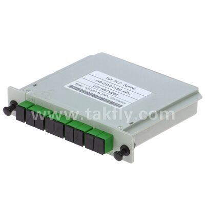 Włókno optyczne PLC Splitter LGX Singlemode G657A SC APC/UPC dla centrów danych Telecom FTTx