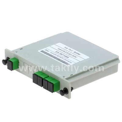 Włókno optyczne PLC Splitter LGX Singlemode G657A SC APC/UPC dla centrów danych Telecom FTTx