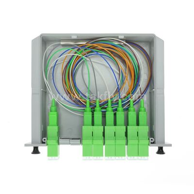 Włókno optyczne PLC Splitter LGX Singlemode G657A SC APC/UPC dla centrów danych Telecom FTTx
