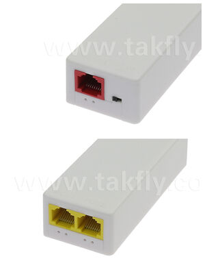 1-2 Port Gigabitowy wodoodporny przedłużacz PoE z zasięgiem 250m i standardem IEEE 802.3af/at