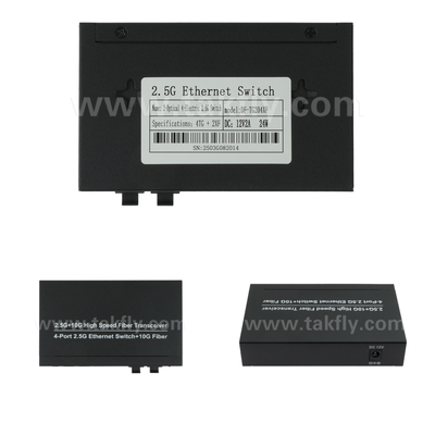 2.5G Ethernet Switch with 10G Uplink and Fanless Metal Housing for High-Speed Network Expansion