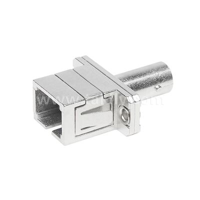 Włóknooptyczne sprzęgło ST-SC Simplex Metal Hybrid Adapter Kobieta/kobieta dla centrum danych Telecom FTTX