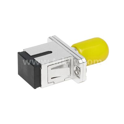 Włóknooptyczne sprzęgło ST-SC Simplex Metal Hybrid Adapter Kobieta/kobieta dla centrum danych Telecom FTTX