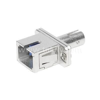 Włóknooptyczne sprzęgło ST-SC Simplex Metal Hybrid Adapter Kobieta/kobieta dla centrum danych Telecom FTTX