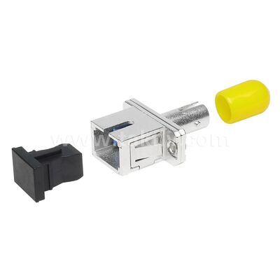 Włóknooptyczne sprzęgło ST-SC Simplex Metal Hybrid Adapter Kobieta/kobieta dla centrum danych Telecom FTTX