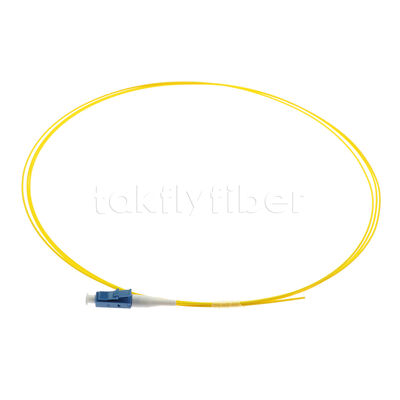 LC Simplex Single Mode Fiber Optic Pigtail 1m 2m 3m Długość, 0,9mm Ciągły bufor