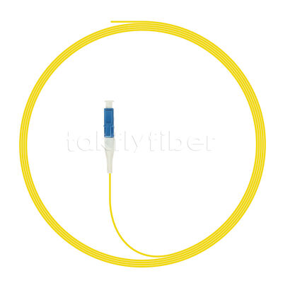 LC Simplex Single Mode Fiber Optic Pigtail 1m 2m 3m Długość, 0,9mm Ciągły bufor