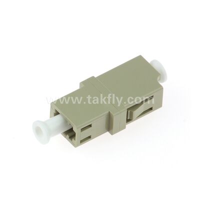 Adapter światłowodowy SC – tuleja cyrkonowa, bez kołnierza lub z kołnierzem podwójnym, do SM/MM, praca w temperaturach -40~85℃
