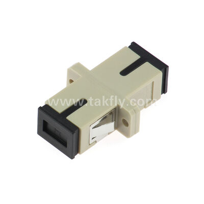 Adapter światłowodowy SC – tuleja cyrkonowa, bez kołnierza lub z kołnierzem podwójnym, do SM/MM, praca w temperaturach -40~85℃